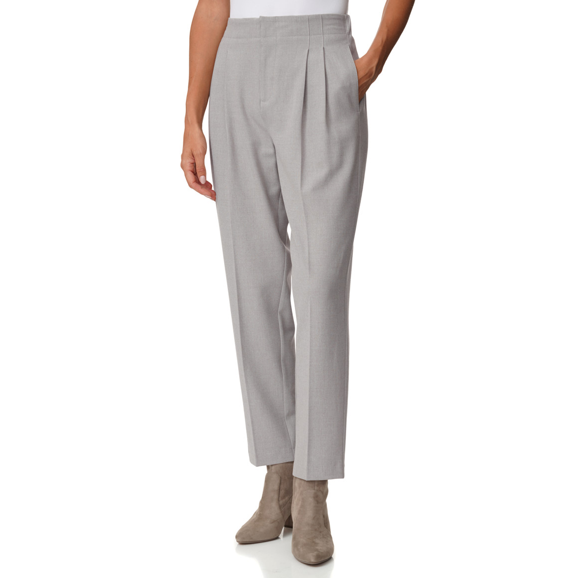 Damen Bundfaltenhose mit Bügelfalten