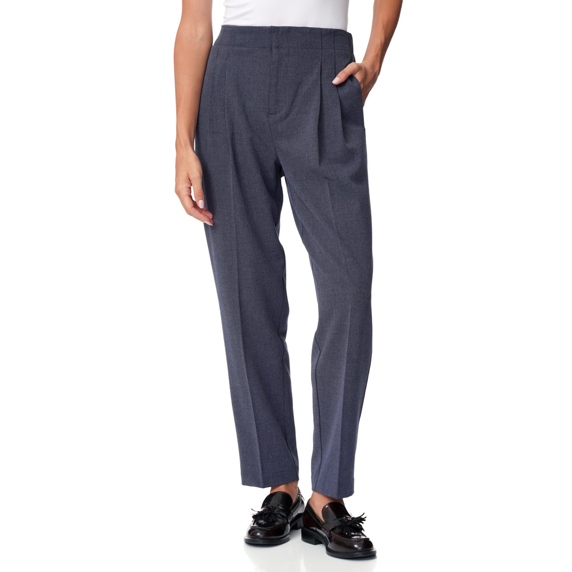 Damen Bundfaltenhose mit Bügelfalten