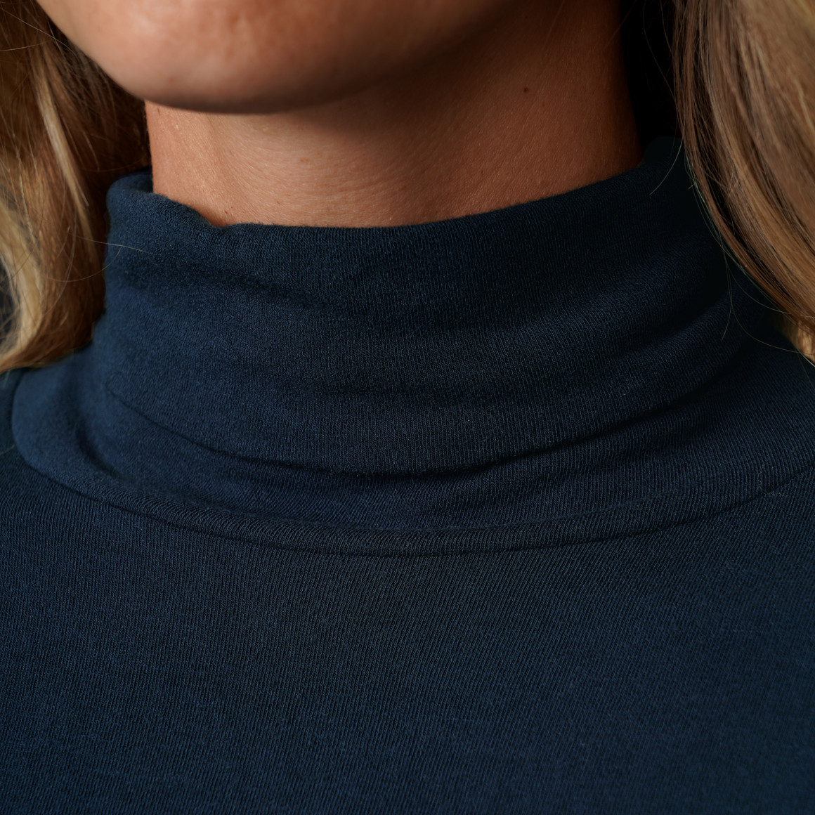 Damen Langarmshirt mit Rollkragen