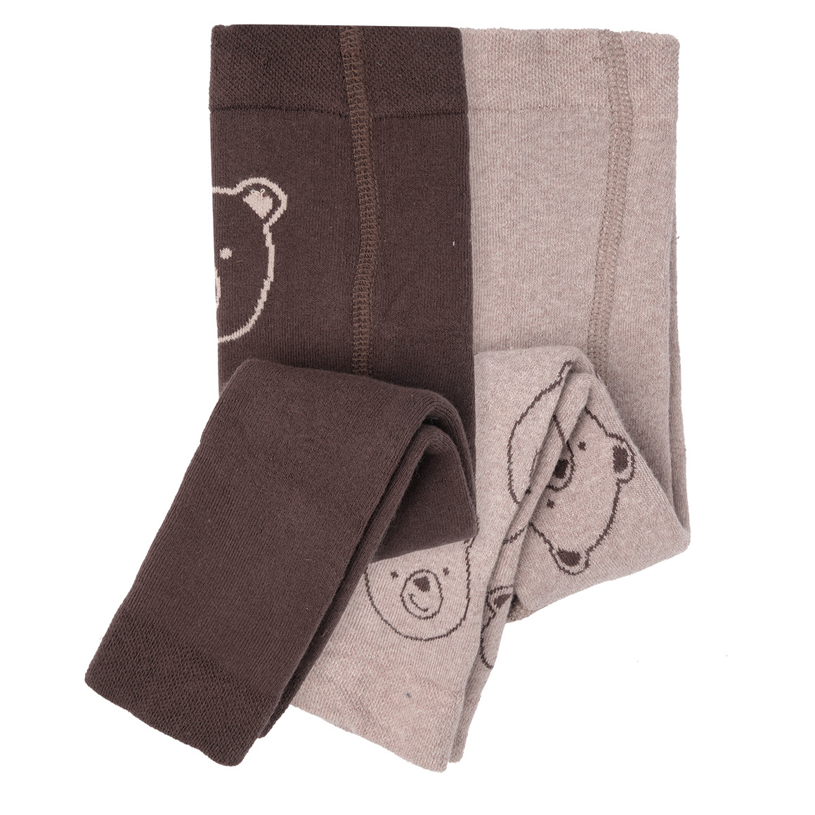 2 Baby Frottee-Leggings im Set