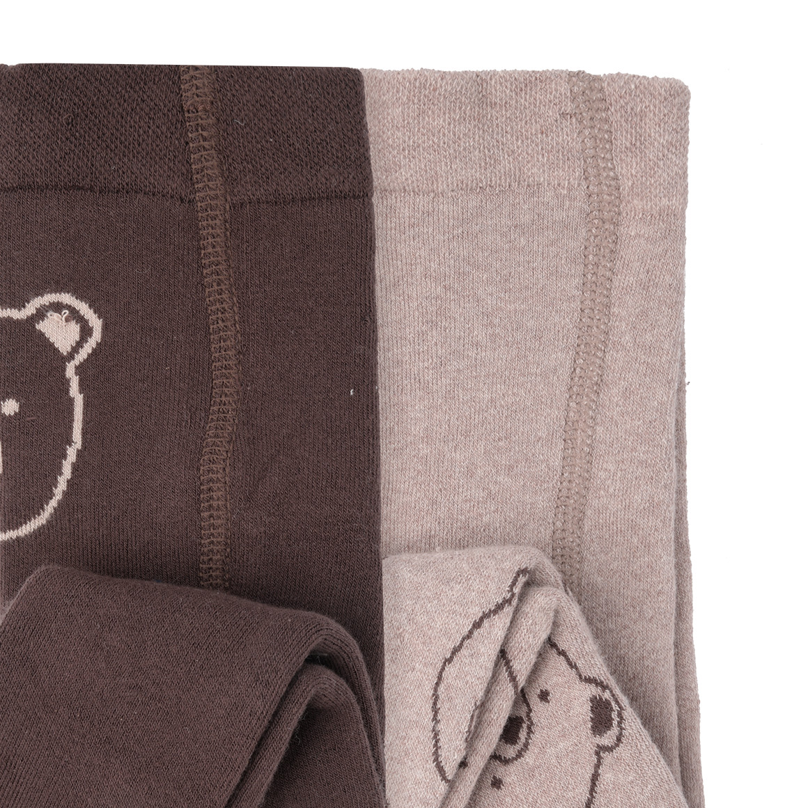 2 Baby Frottee-Leggings im Set