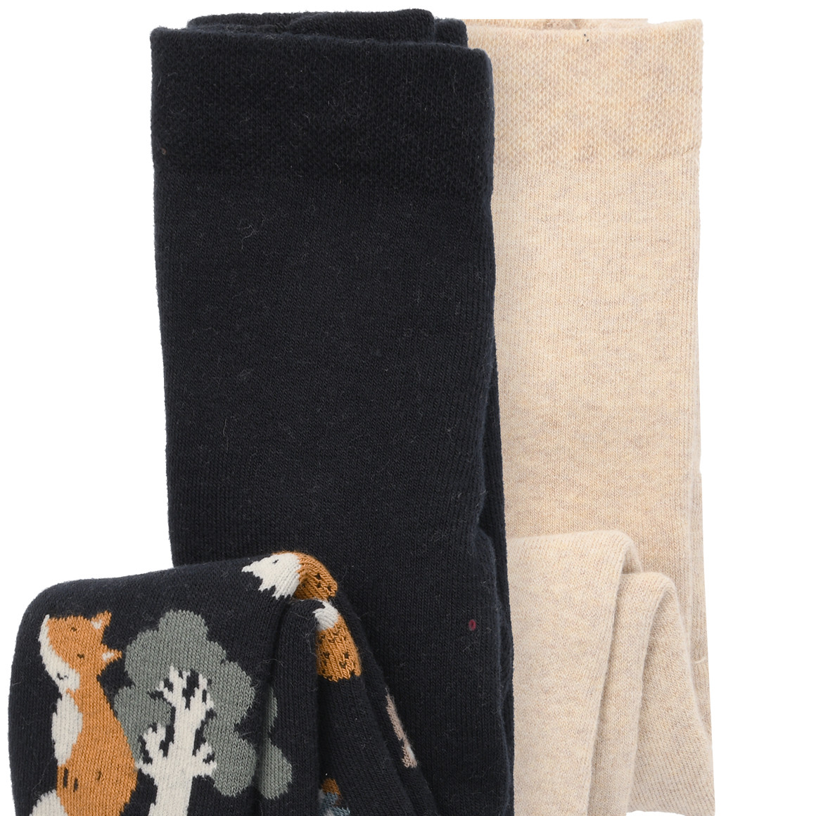 2 Baby Frottee-Leggings im Set