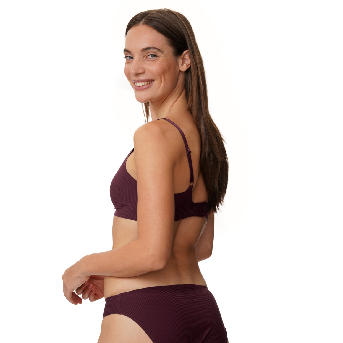 Damen Bustier mit gerippter Struktur