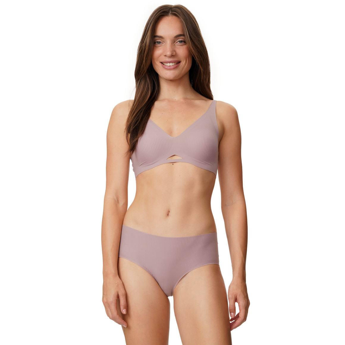 Damen Bustier mit gerippter Struktur