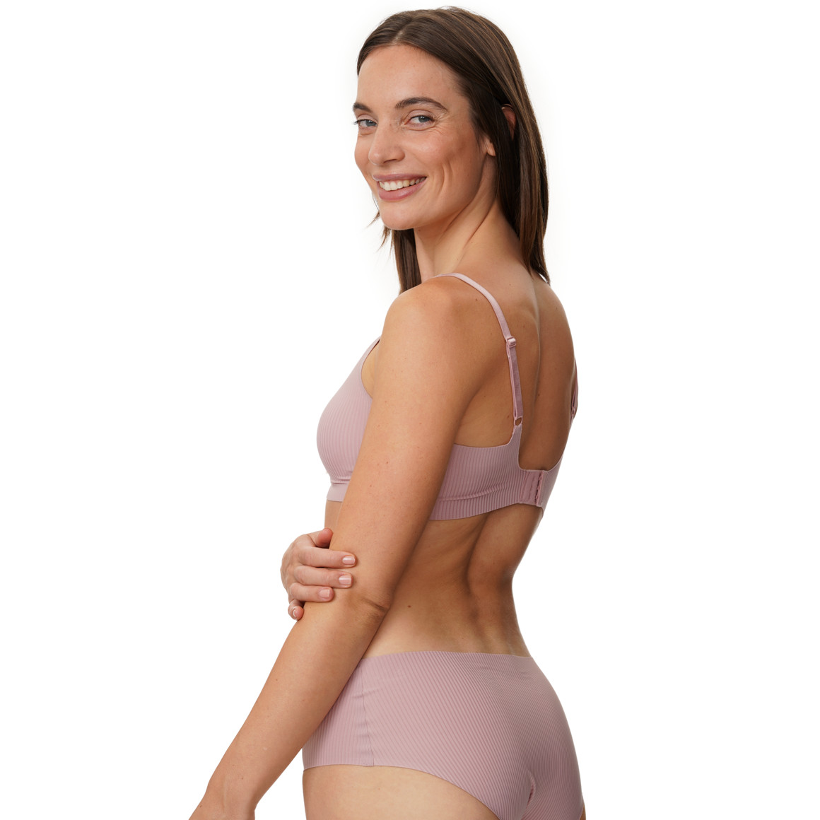 Damen Bustier mit gerippter Struktur