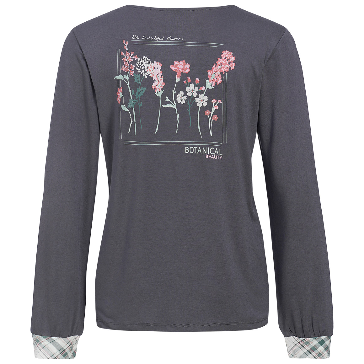 Damen Schlafshirt mit Rücken-Print