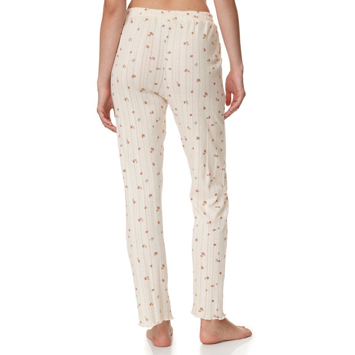 Damen Schlafhose mit Ajour-Muster