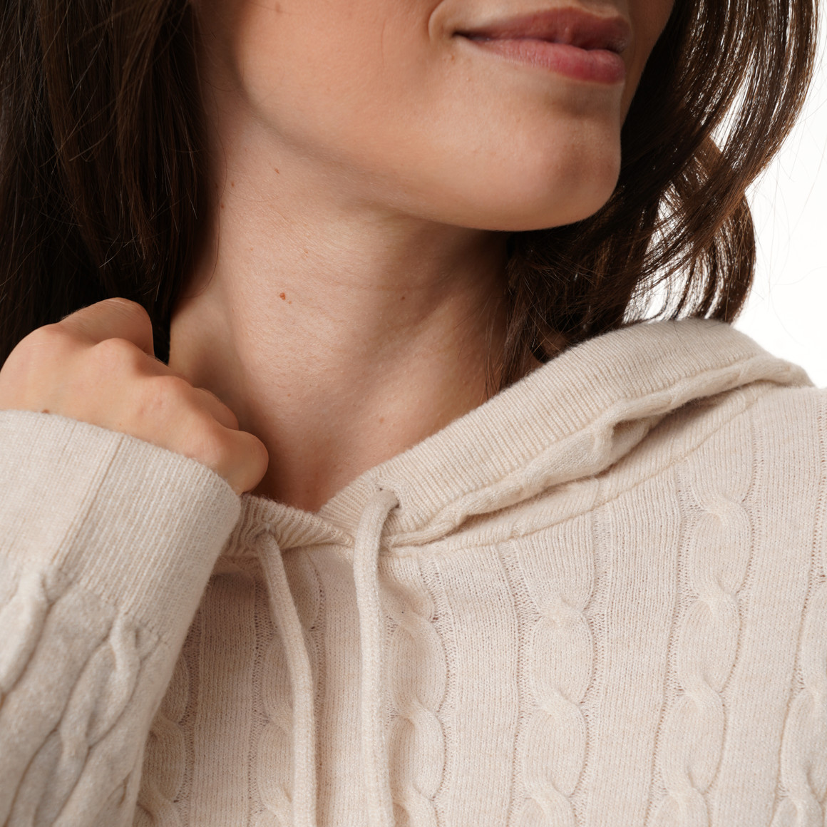 Damen Loungewear-Pullover mit Kapuze