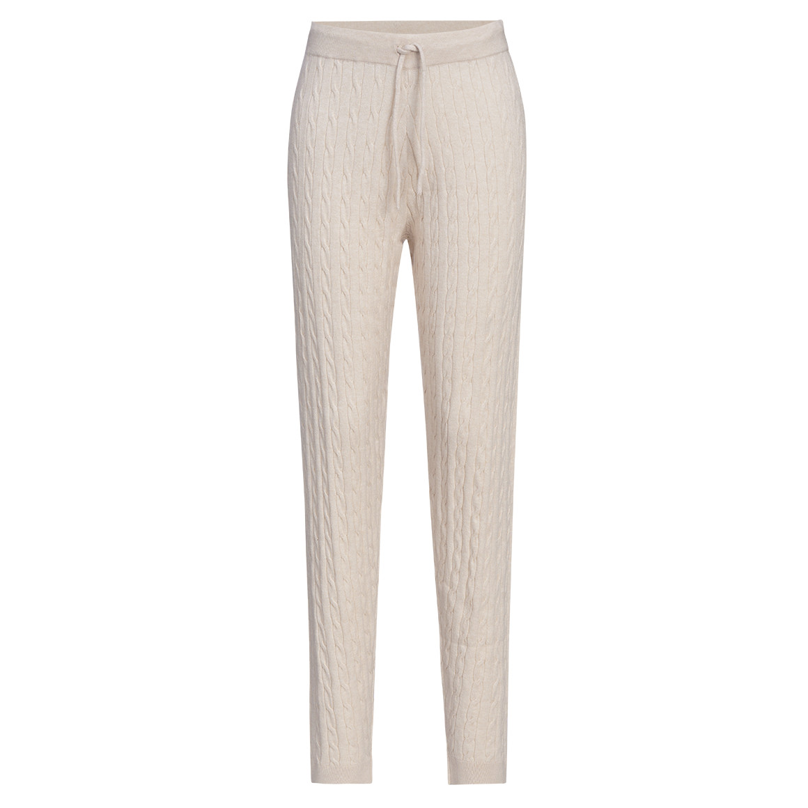 Damen Loungewear-Hose mit Zopfmuster