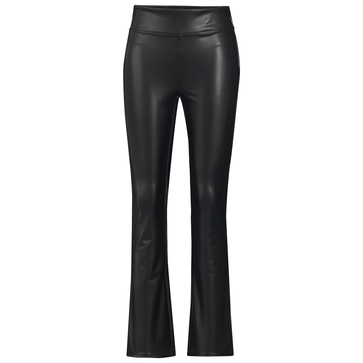 Damen Thermo-Leggings in Leder-Optik
