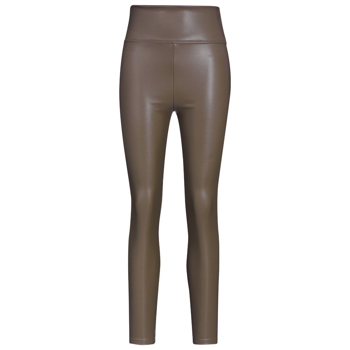 Damen Thermoleggings in Leder-Optik
