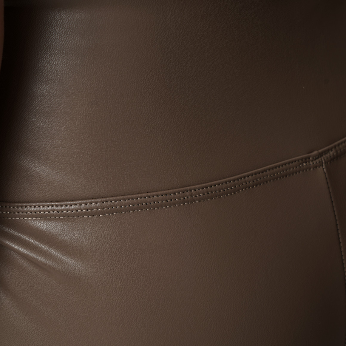 Damen Thermoleggings in Leder-Optik