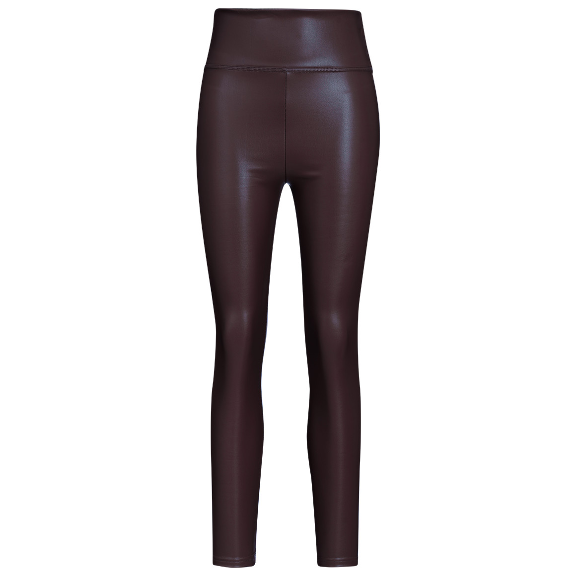 Damen Thermoleggings in Leder-Optik