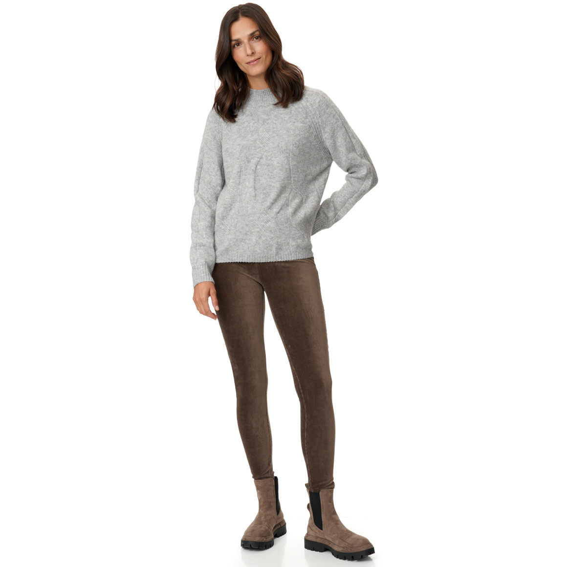 Damen Leggings aus feinem Cord