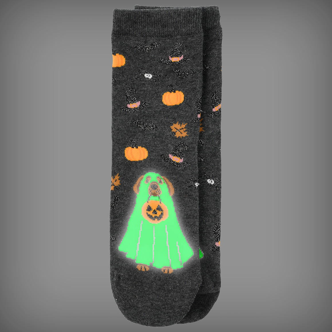 1 Paar Damen Socken im Halloween-Look