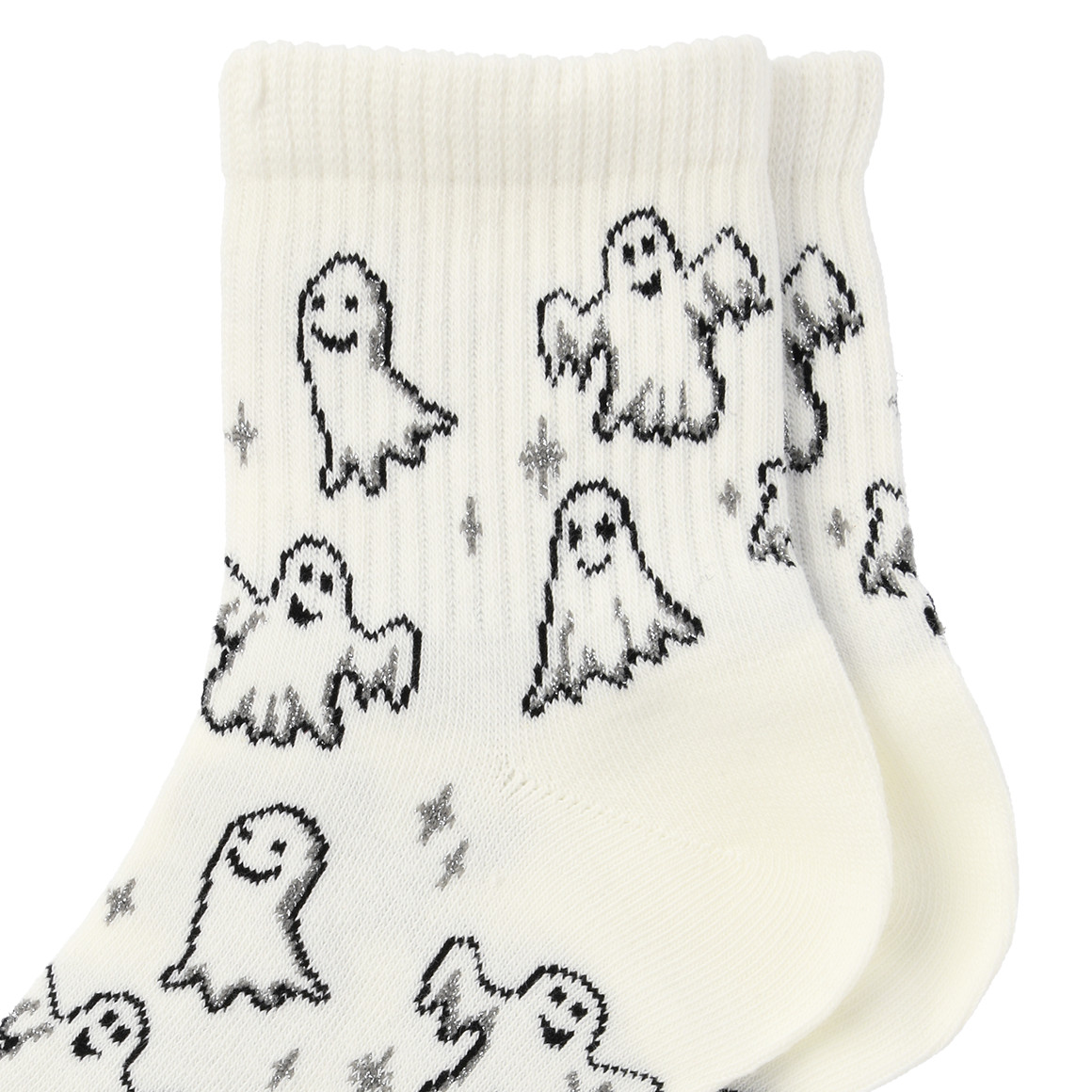 1 Paar Damen Socken im Halloween-Look