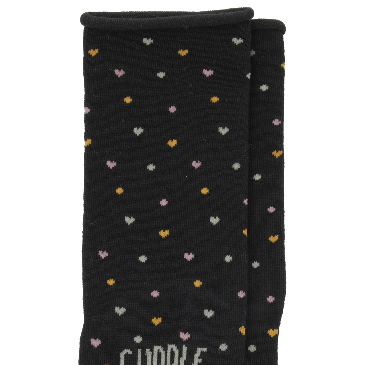 1 Paar Damen Socken mit Igel-Motiv