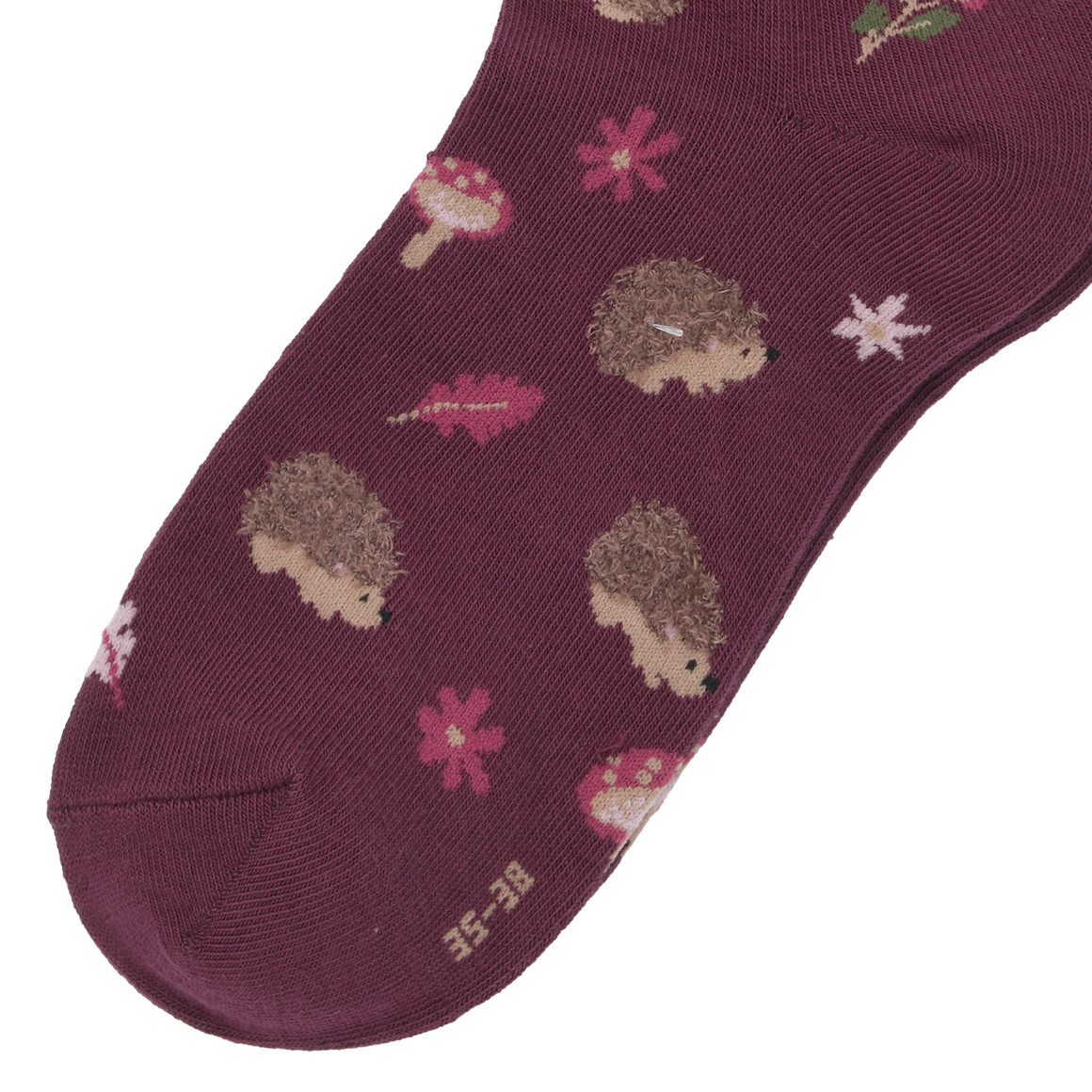 1 Paar Damen Socken mit Wald-Motiven