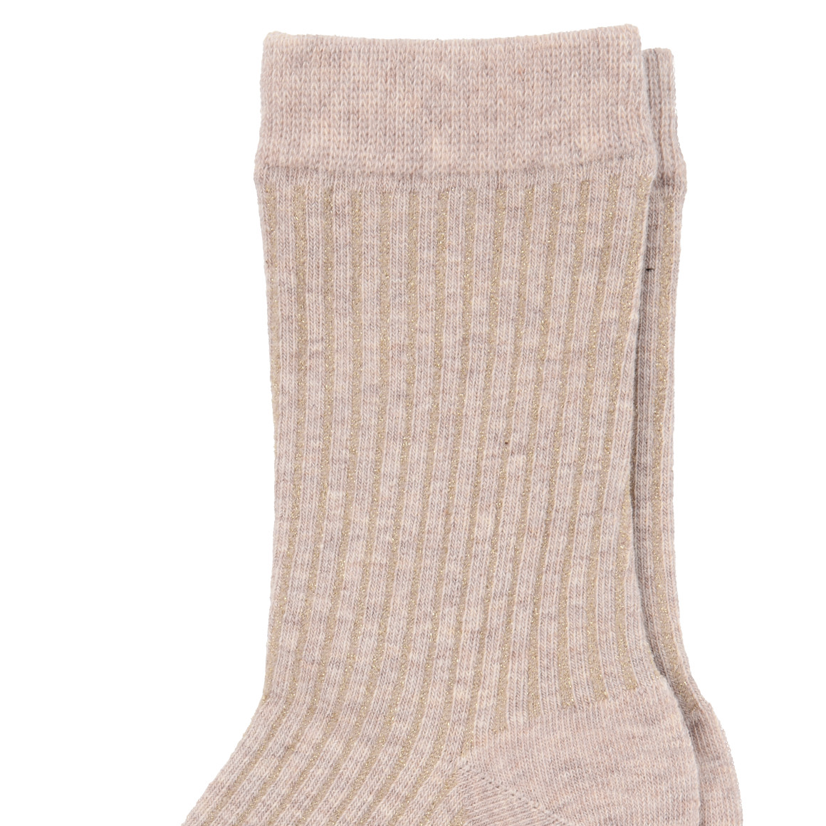 1 Paar Damen Socken mit Rippstruktur