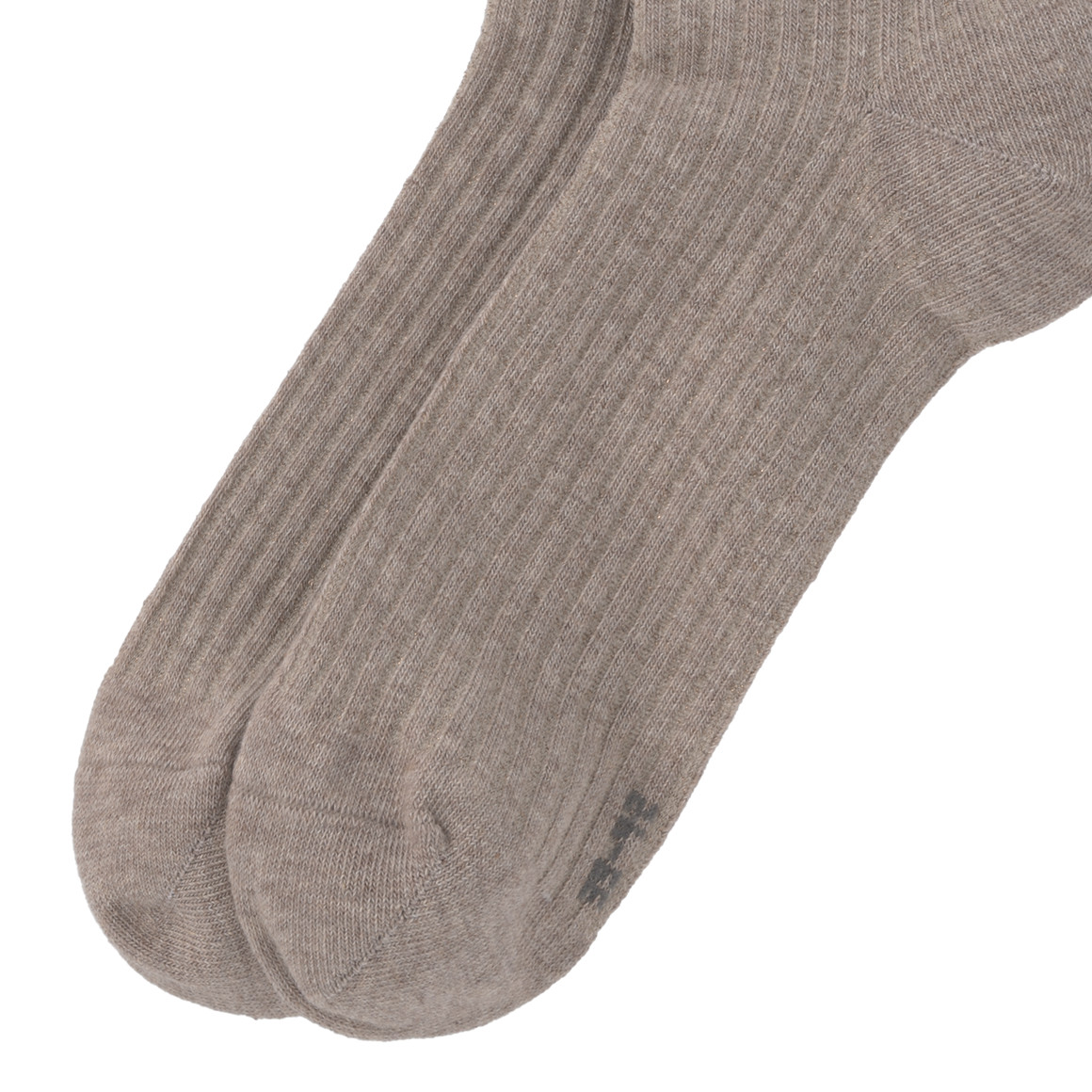 1 Paar Damen Socken mit Rippstruktur