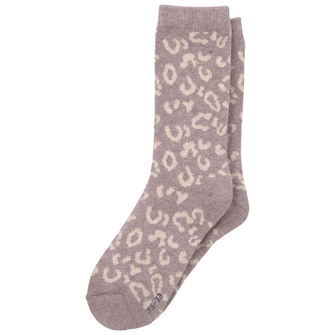 1 Paar Damen Socken mit Leo-Muster