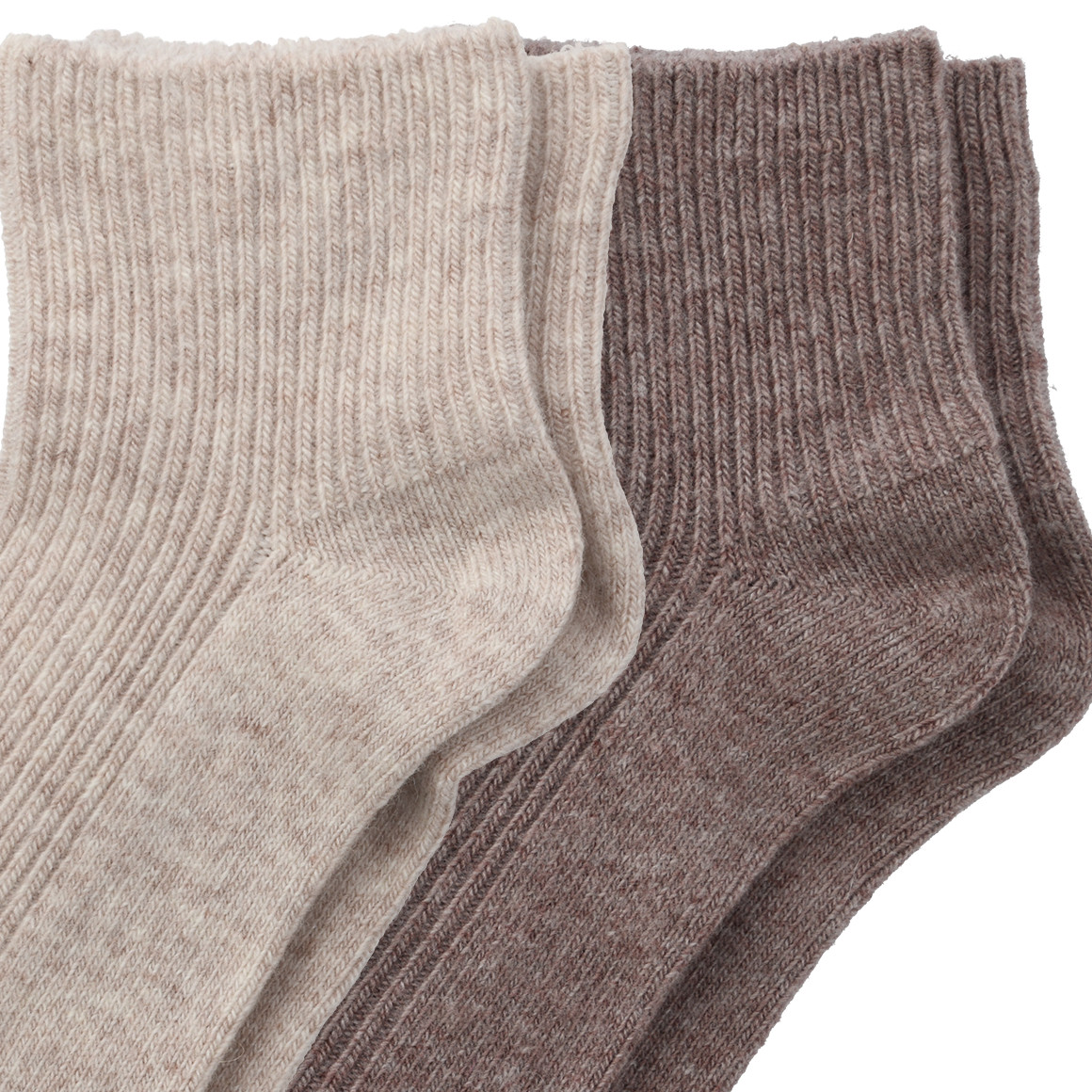 2 Paar Damen Socken mit Woll-Anteil