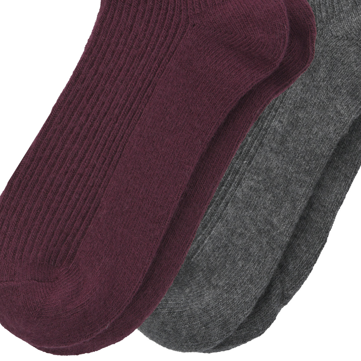 2 Paar Damen Socken mit Woll-Anteil