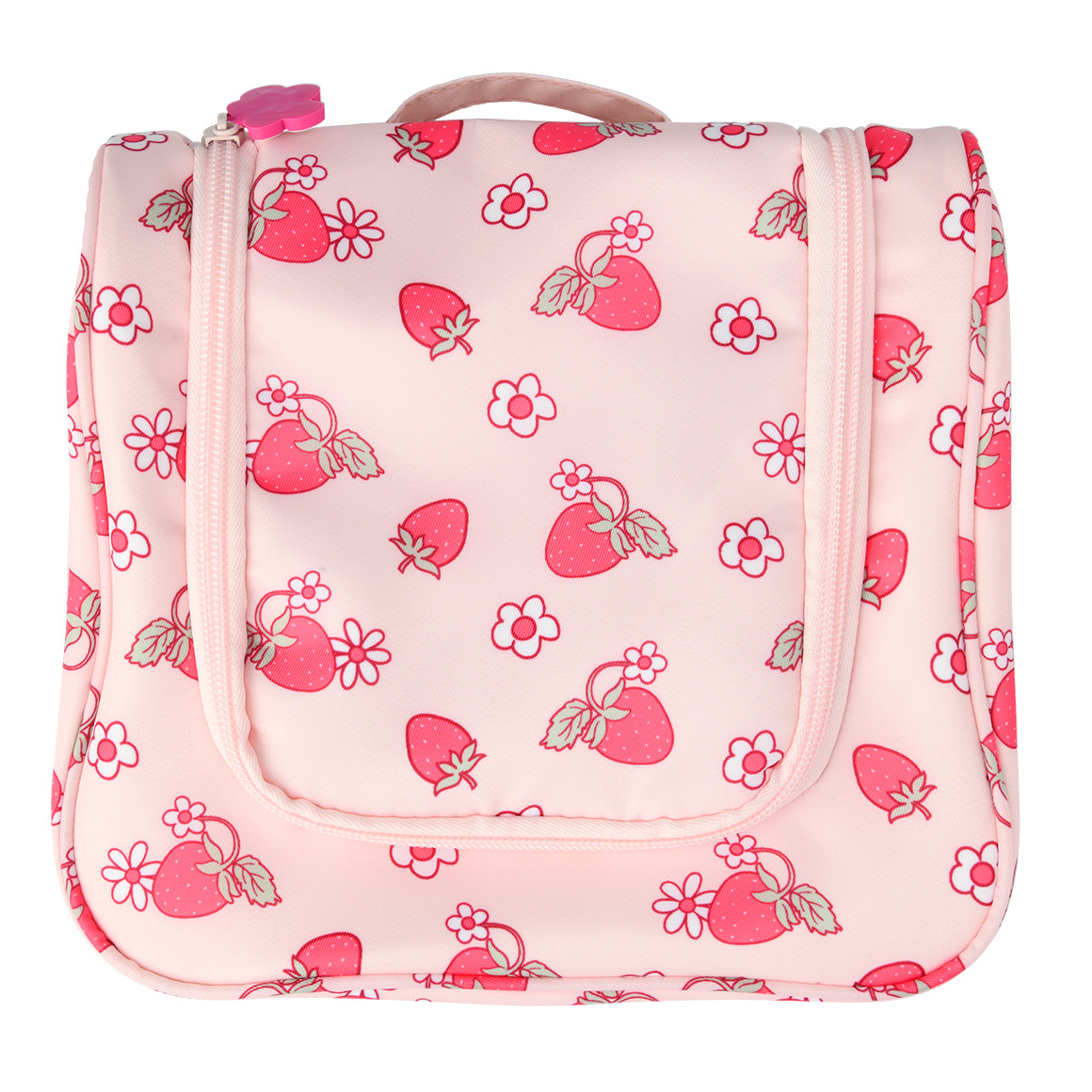 Make-uptasje voor meisjes met aardbeienprint