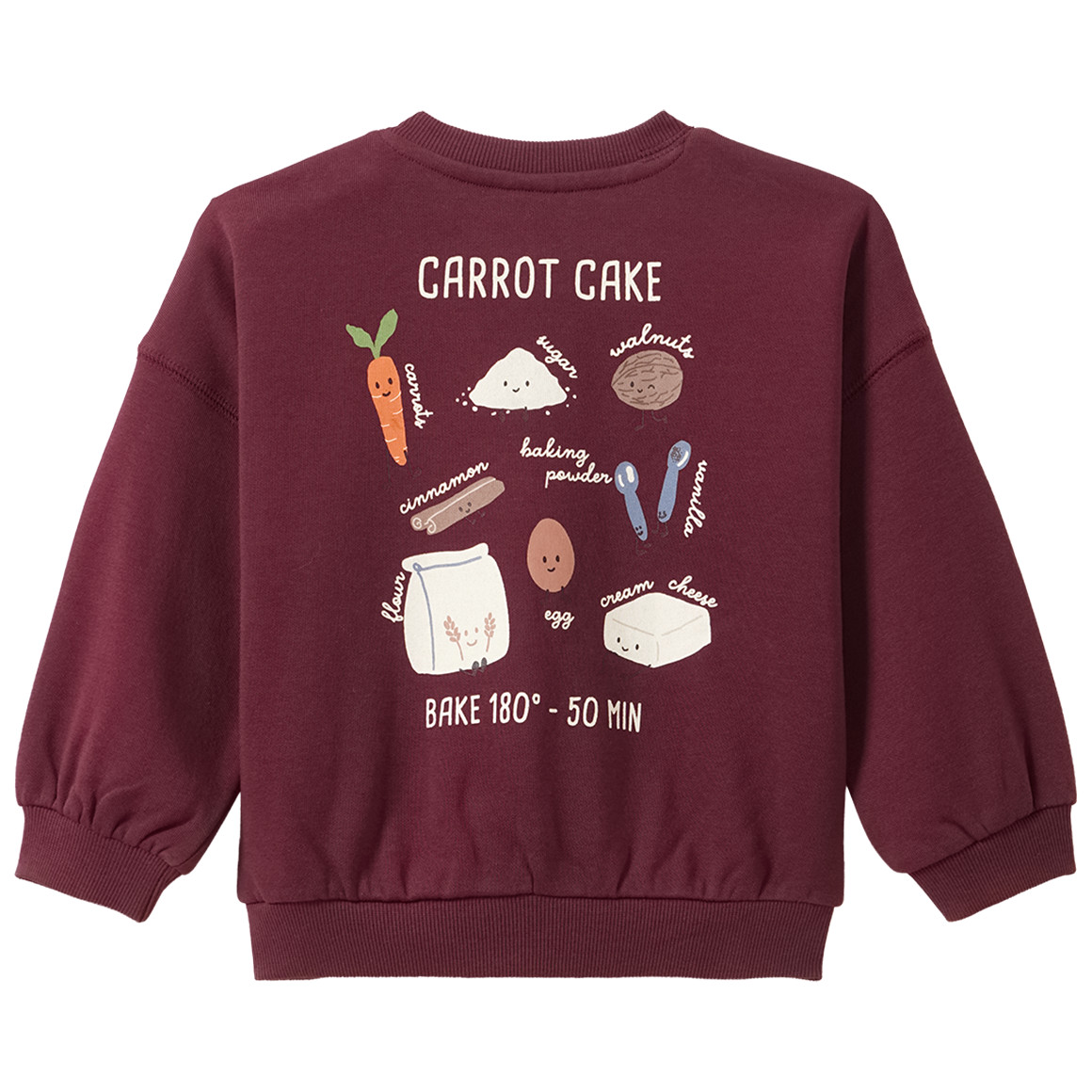 Baby Sweatshirt mit Baby-Print