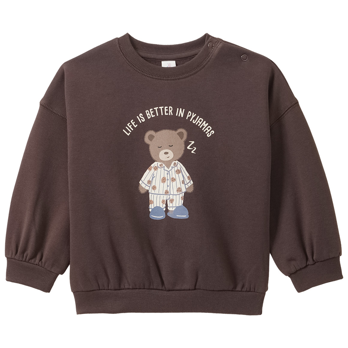 Baby Sweatshirt mit Baby-Print