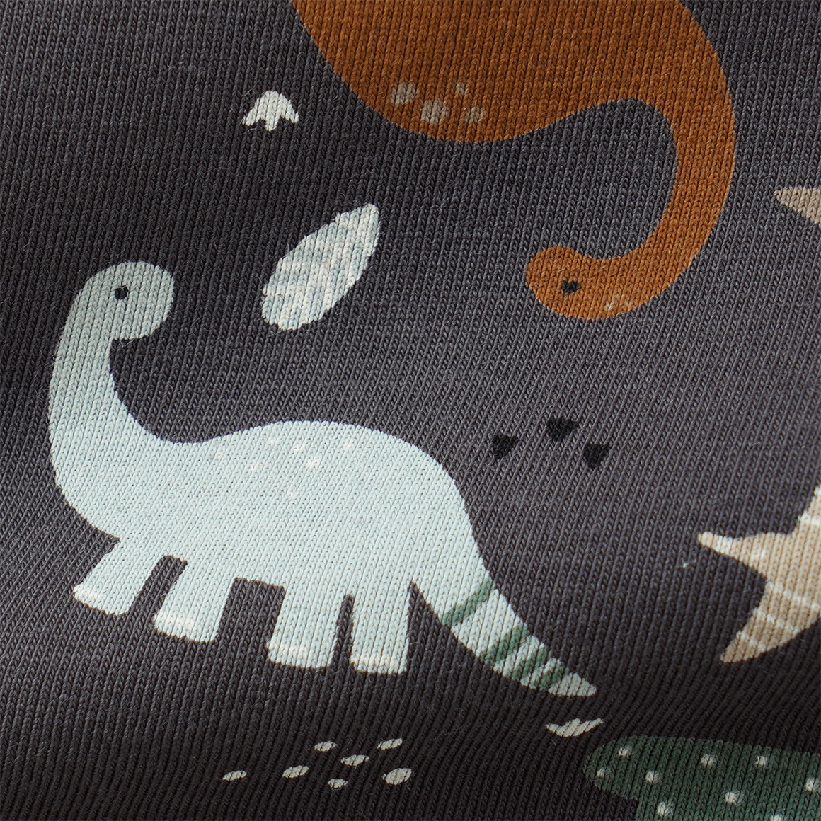2 Jungen Unterhemden mit Dino-Motiven