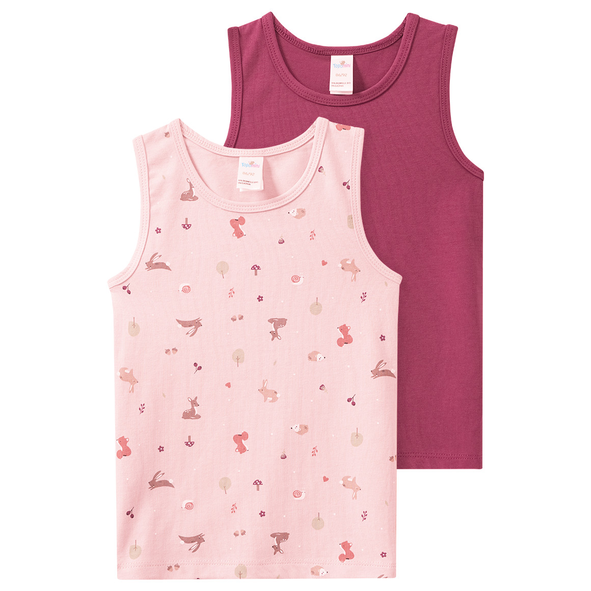 Set van 2 babyonderhemdjes