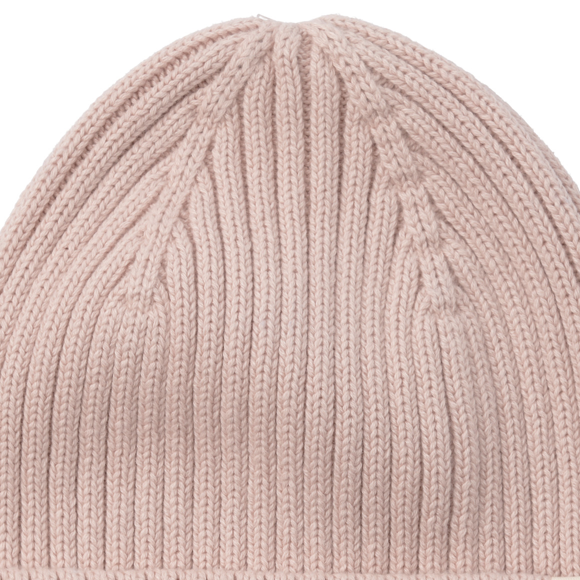 Mädchen Strickmütze mit Rippstruktur