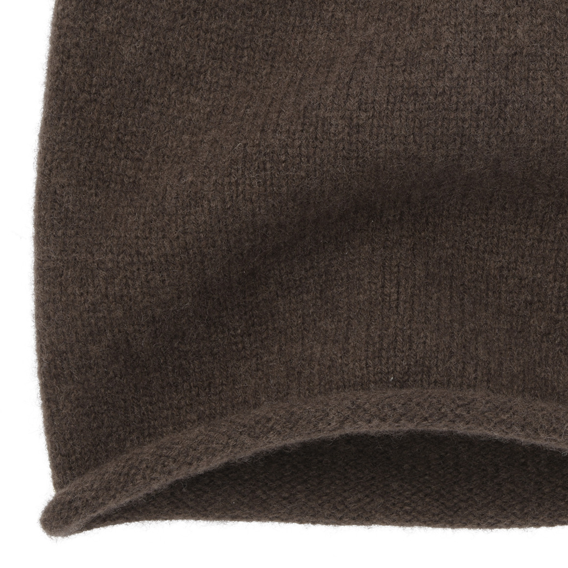 Kinder Woll-Strickmütze mit Rollbündchen