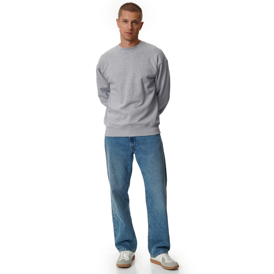 Heren-sweatshirt met raglanmouwen