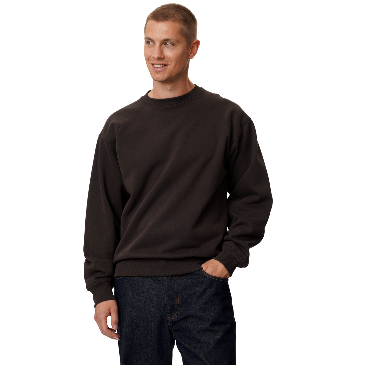 Heren-sweatshirt met raglanmouwen
