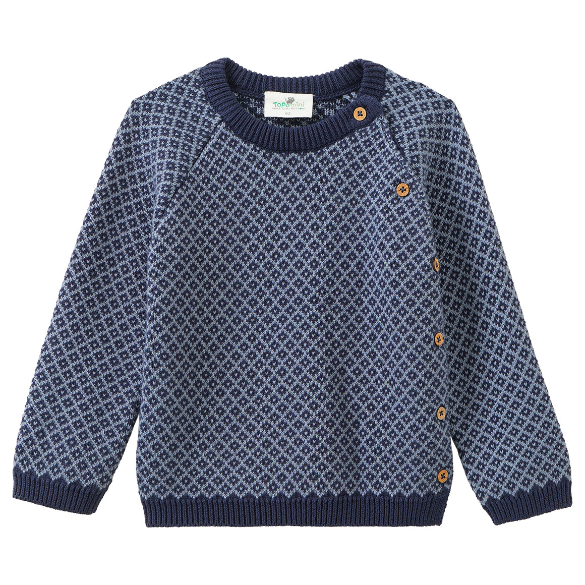 Baby Strickjacke mit Knopfleiste