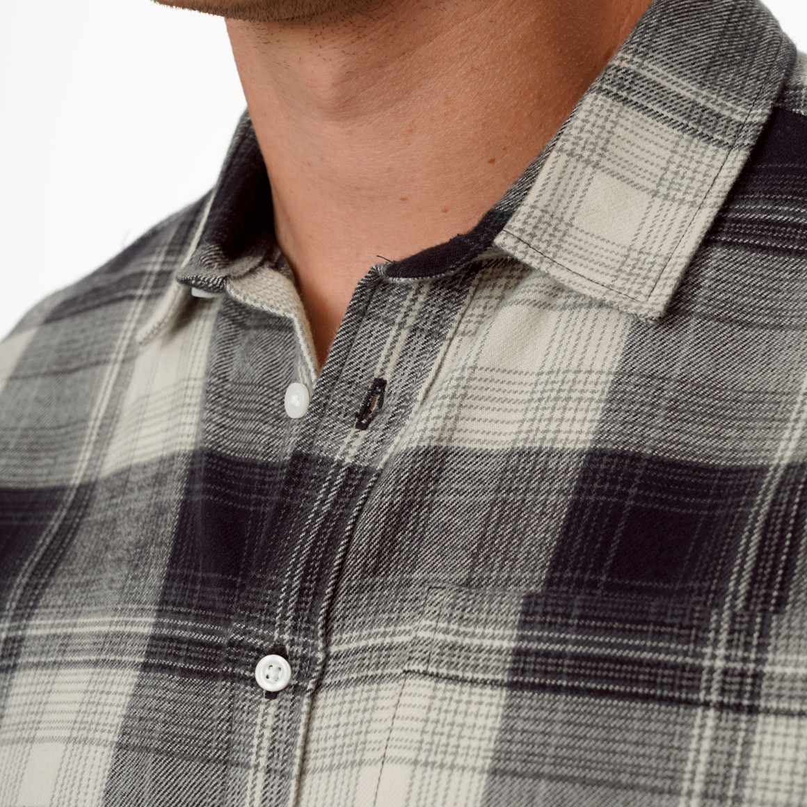 Herren Flanell-Hemd in Regular Fit