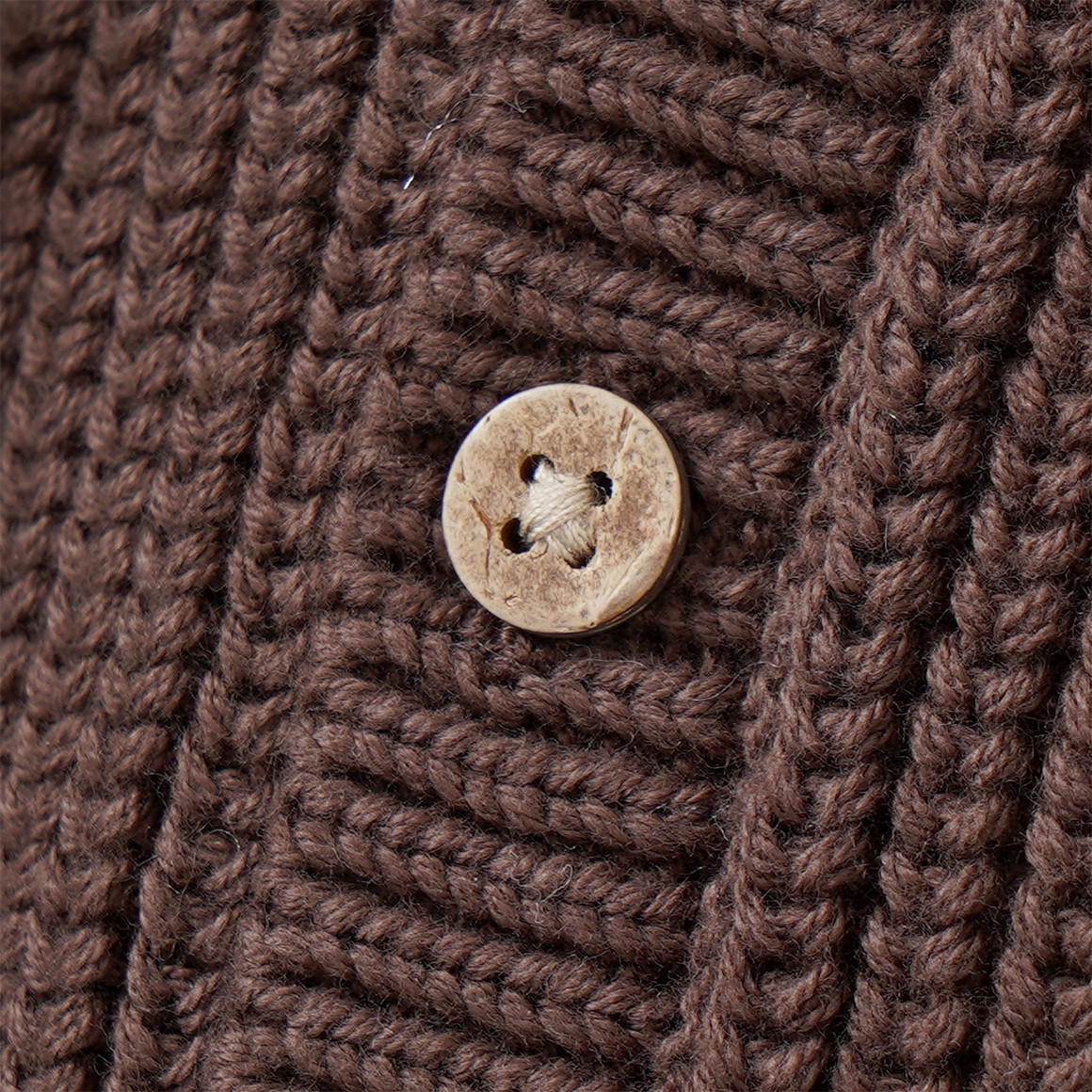 Baby Strickjacke mit Rippstruktur