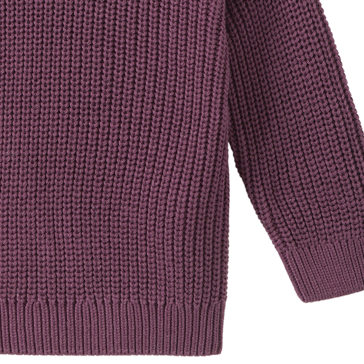 Baby Strickpullover mit Rippstruktur