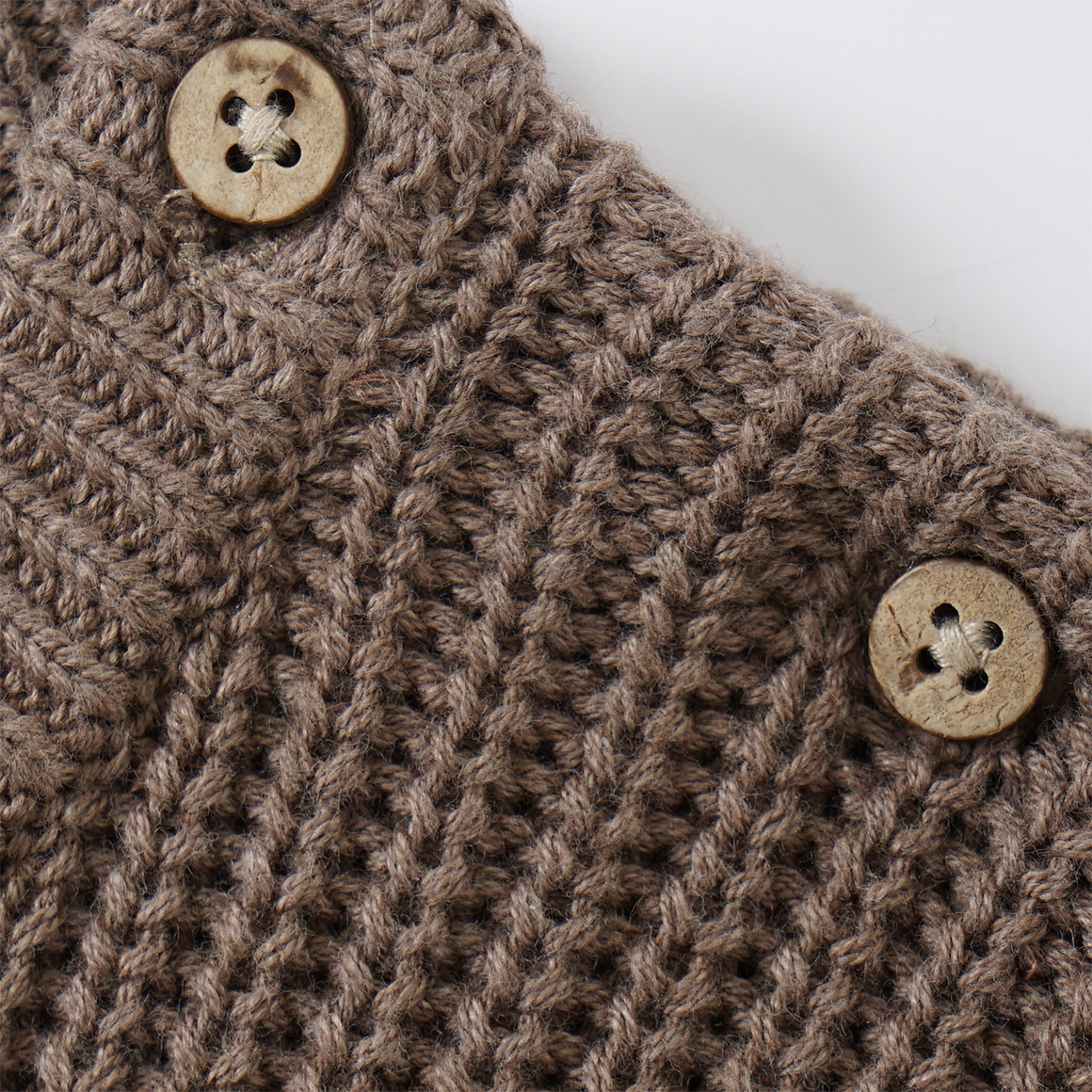 Baby Strickpullover mit Rippstruktur