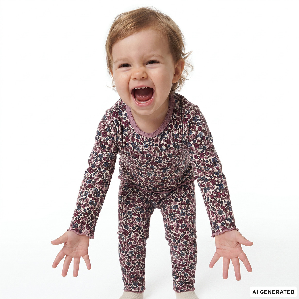 Baby Langarmshirt mit Rippstruktur