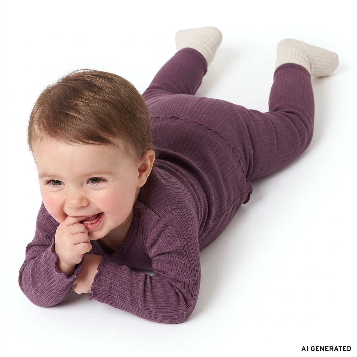 Baby Leggings mit Rippstruktur