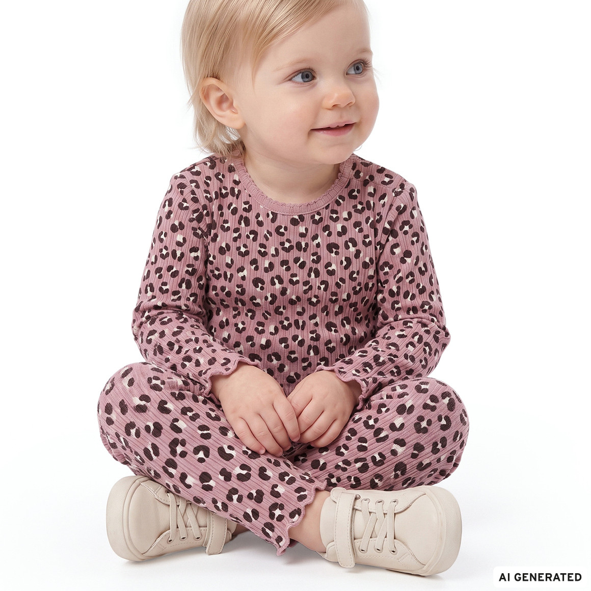 Baby Leggings mit Rippstruktur