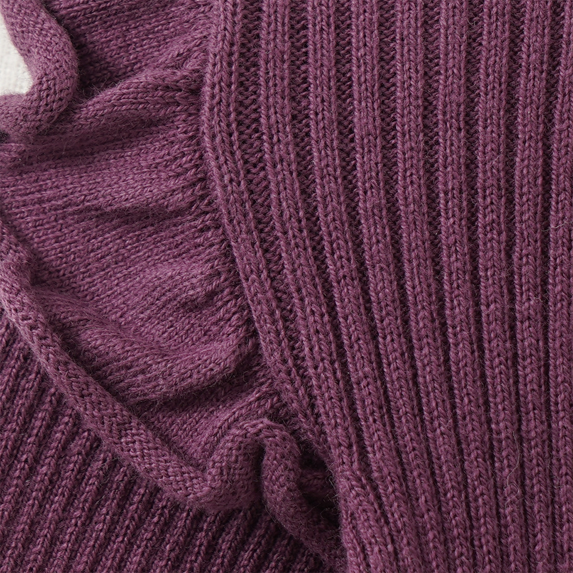 Baby Strickshirt mit Rippstruktur