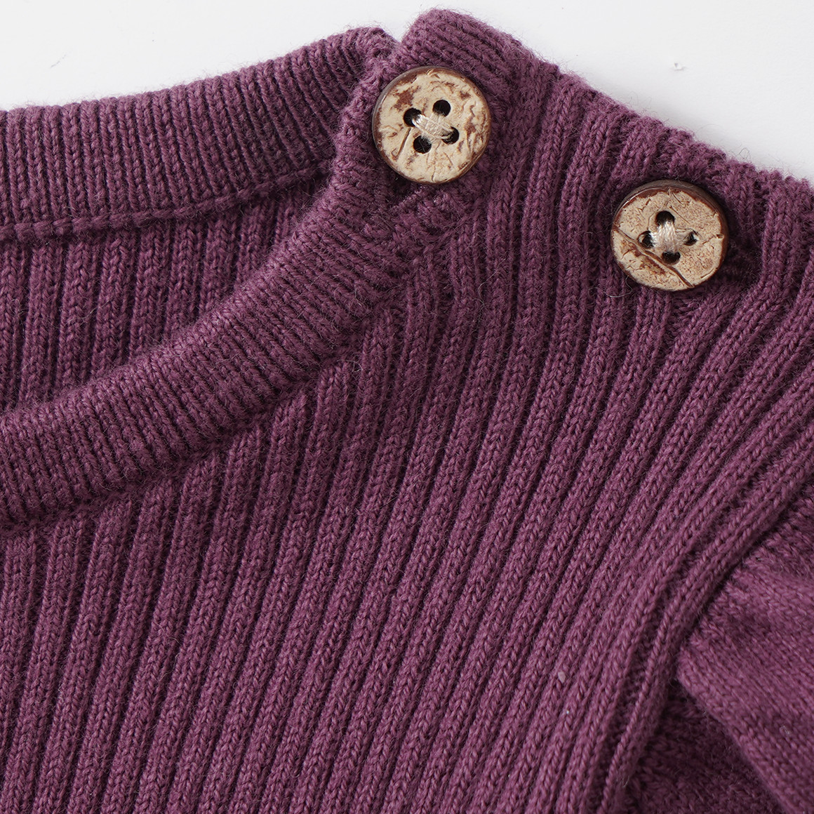 Baby Strickshirt mit Rippstruktur