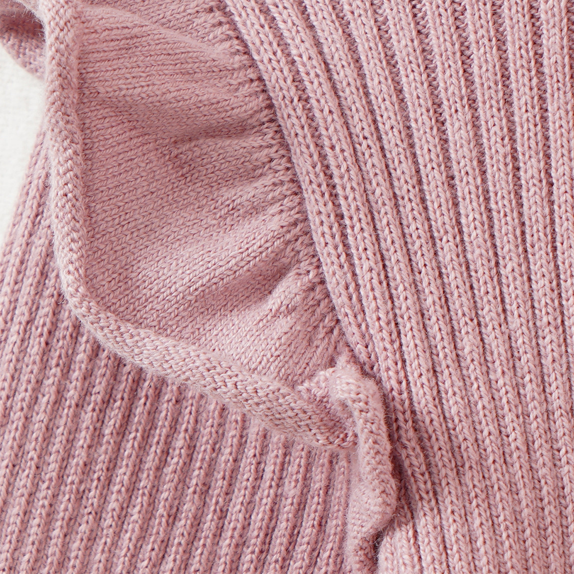 Baby Strickshirt mit Rippstruktur