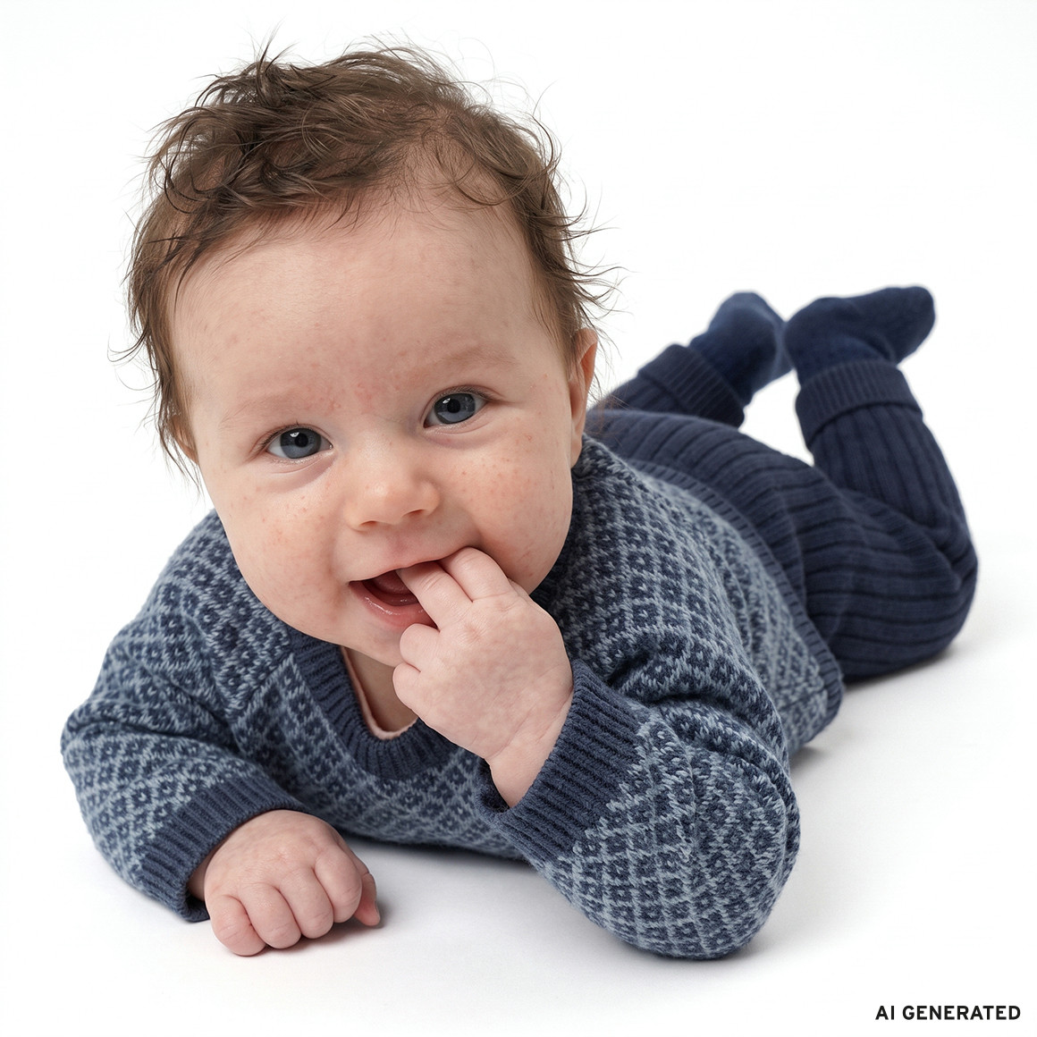 Newborn Strickjacke mit Knopfleiste