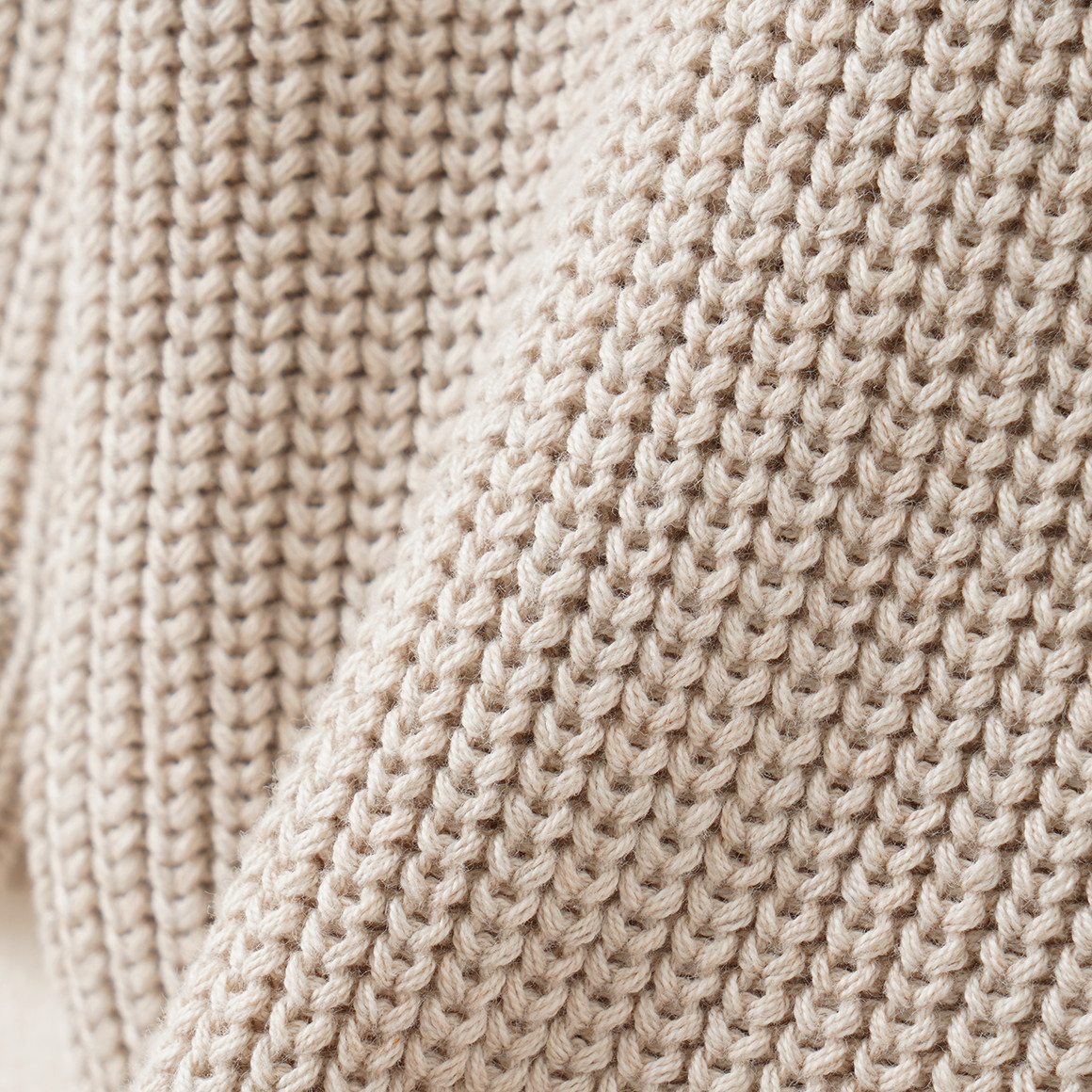 Newborn Strickpullover mit Rippstruktur