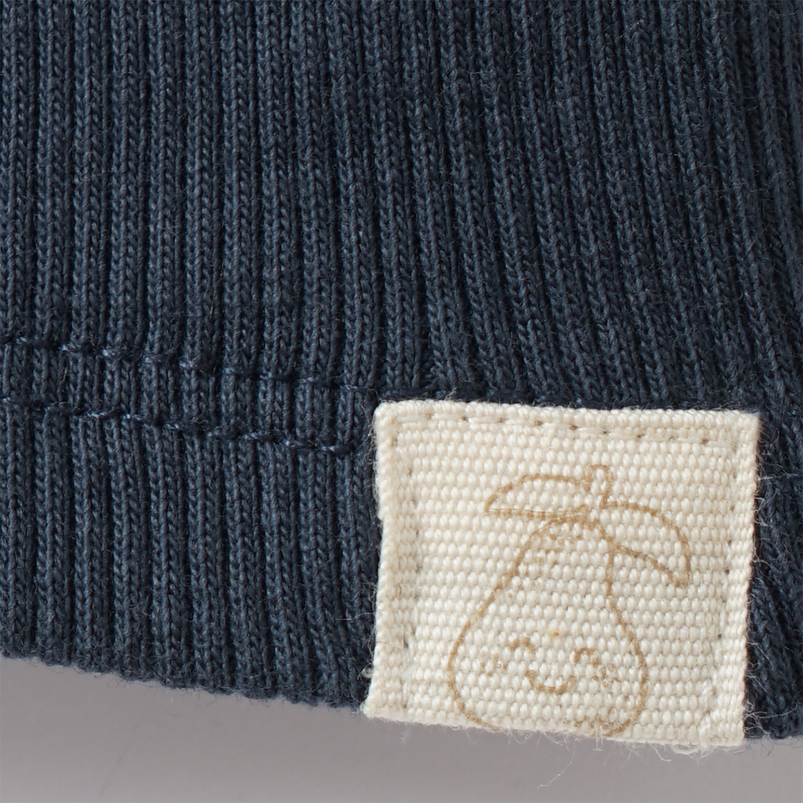 Newborn Langarmshirt mit Rippstruktur